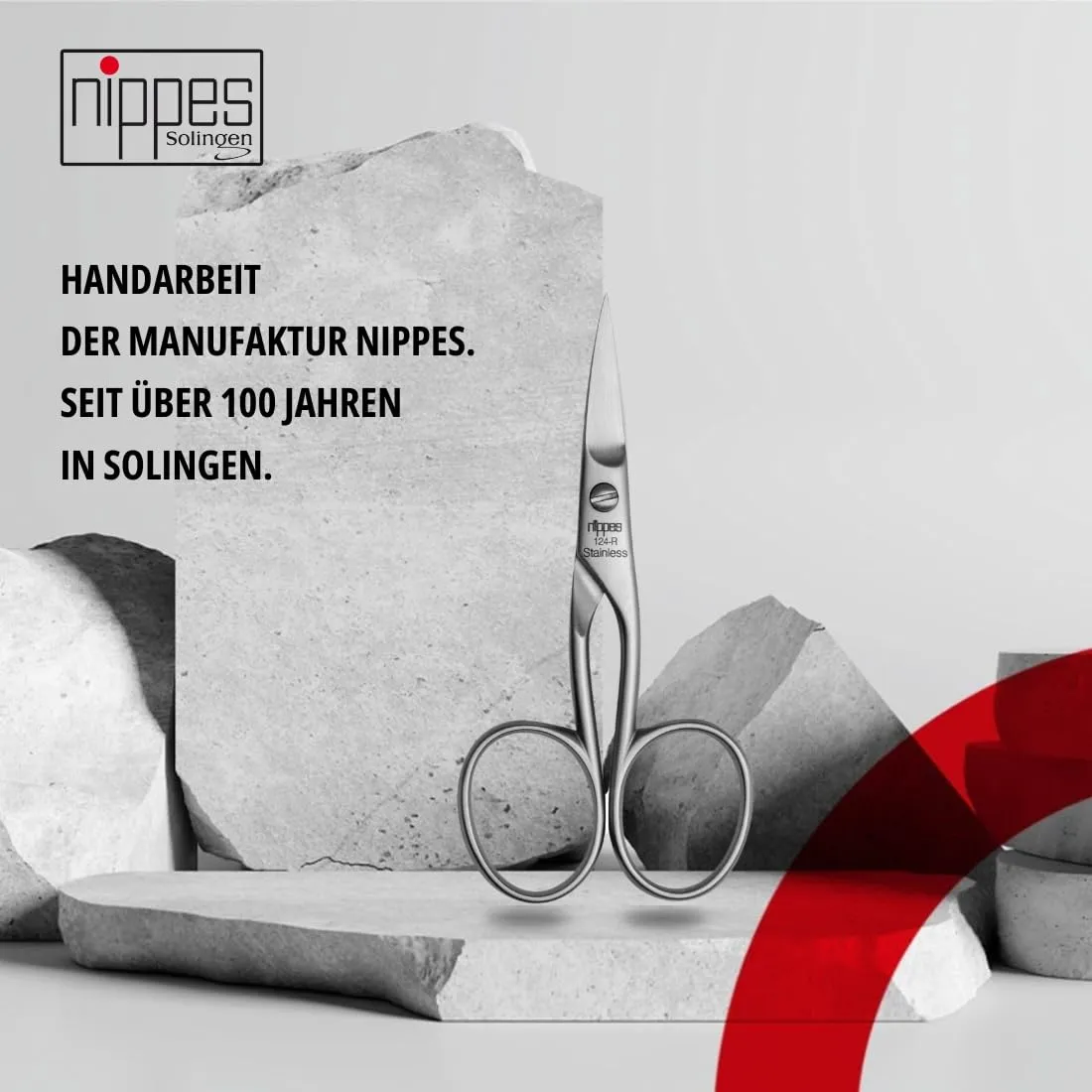 Nippes Solingen Classic 124R Nagelschere 9cm rostfrei
