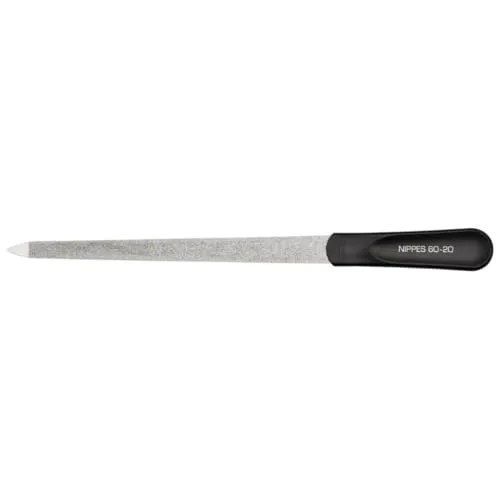 Nippes Solingen Saphir-Nagelfeile 20 cm vernickelt Maniküre