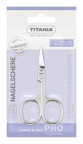 Titania Nagelschere Solingen gebogen 9,5 cm Carbonstahl