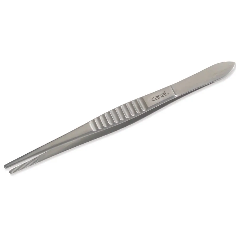 Canal Spezialpinzette 16 cm rostfrei geriffelt