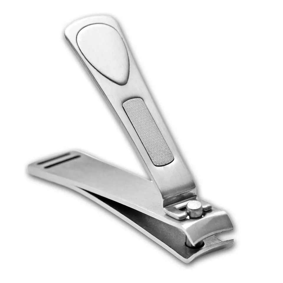 K-Pro Nagelknipser Edelstahl gebogen 8,5 cm mit Feile