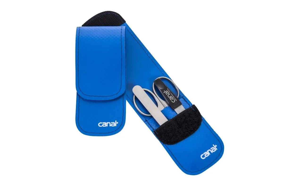 Canal Reise-Etui silber Maniküre-Set 3-teilig LKW-Plane