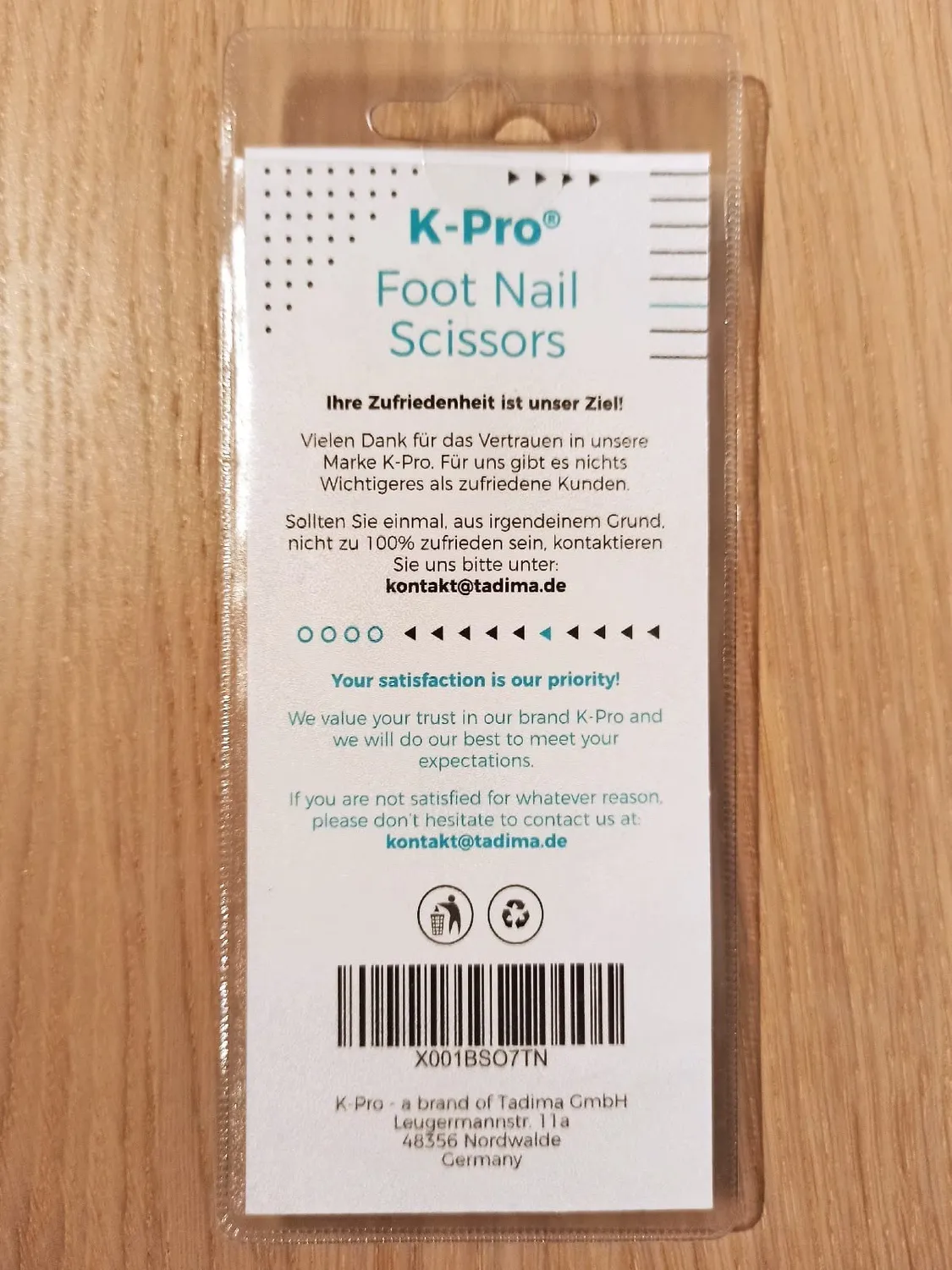 K-Pro Fußnagelschere gebogen Schere 11 cm Chirurgenstahl scharf