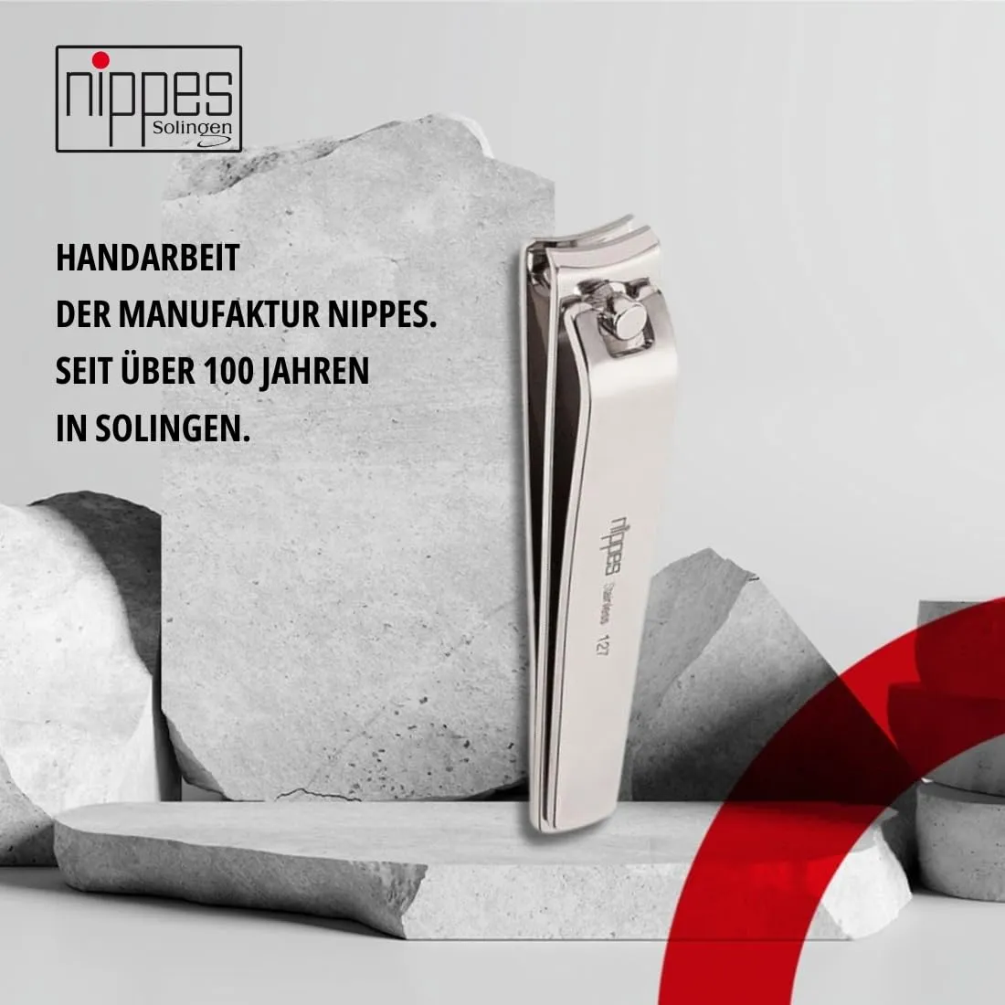 Nippes Solingen Classic Fuß-Nagelknipser 80mm vernickelt