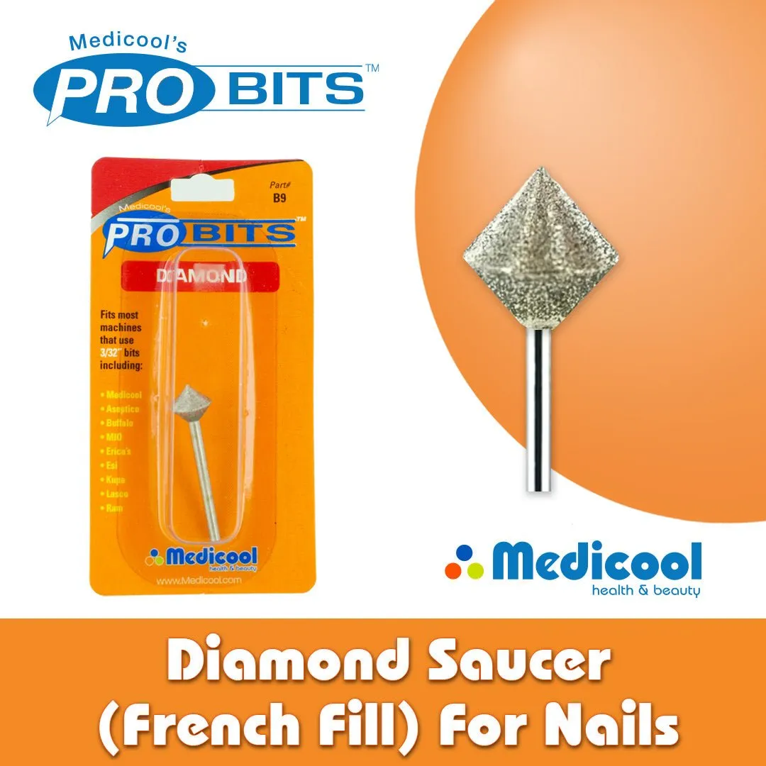 Medicool Pro Bits Diamond Saucer B9 Fräser French Fill Medium
