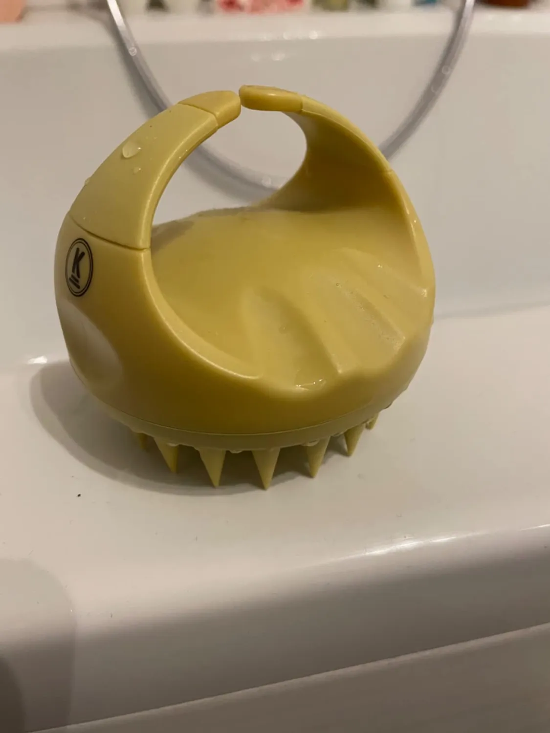 K-Pro Shampoo Massage Bürste Silikon für Kopfhaut
