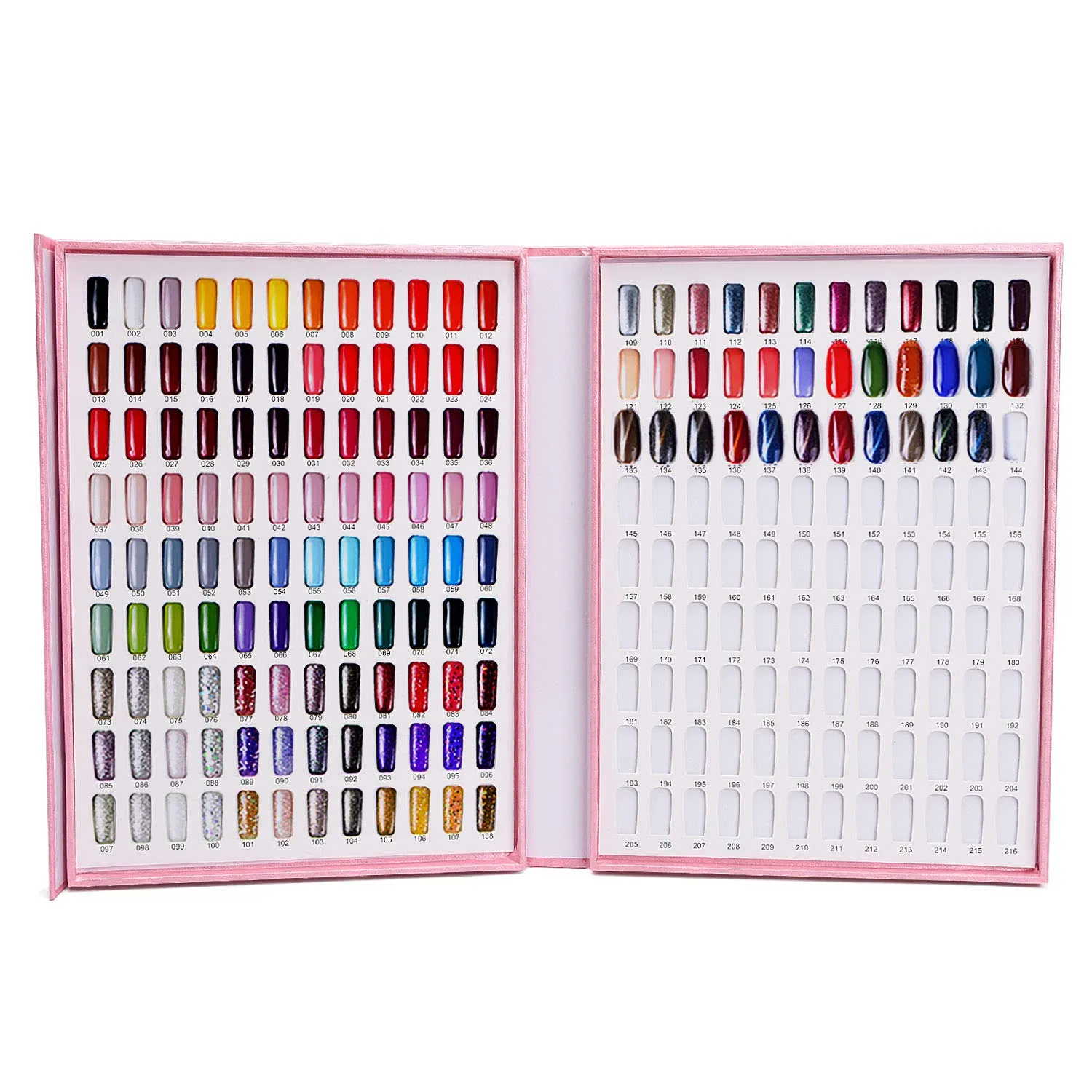 Noverlife 216 Nagel Farbkarte Buch Rosa 240 Tips