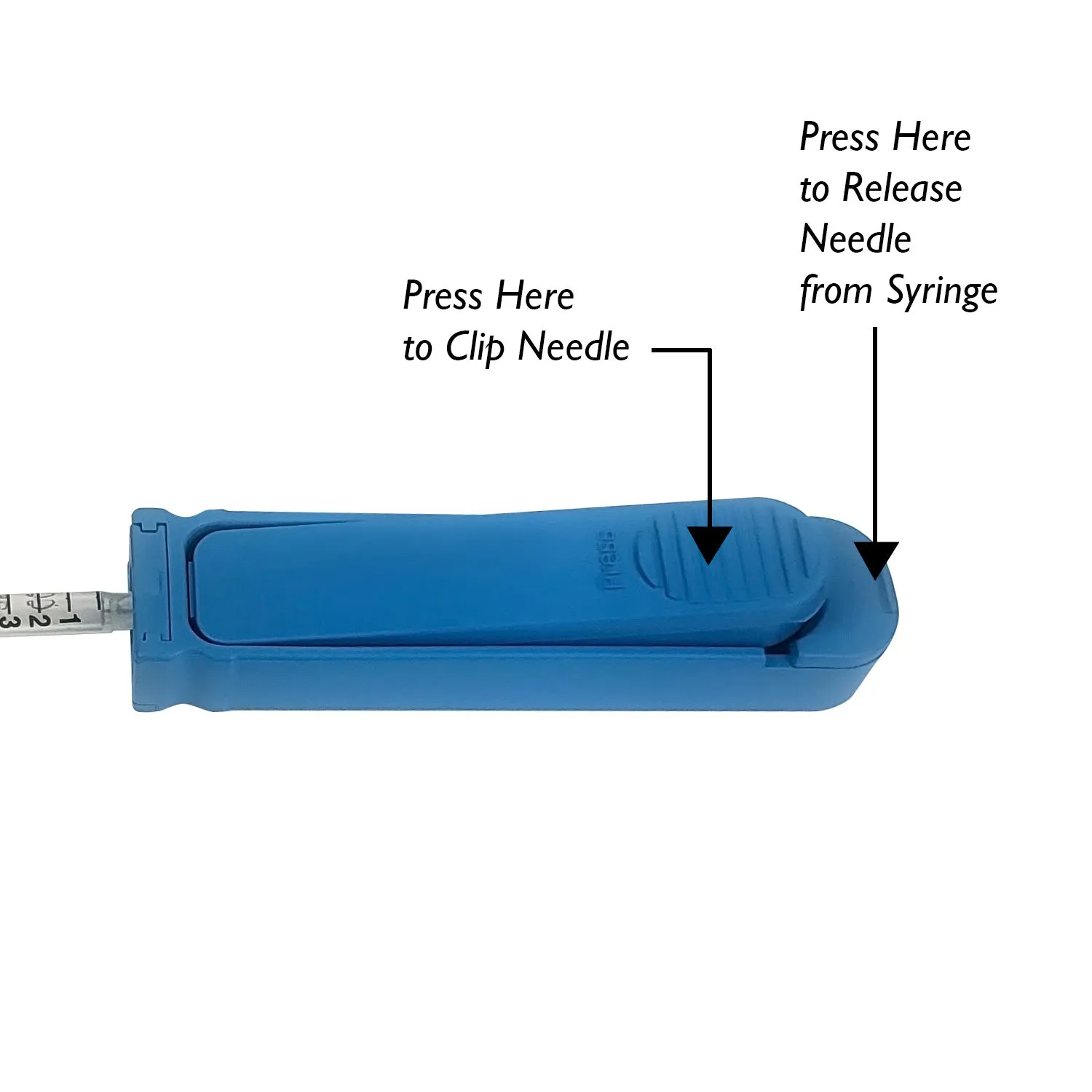 MediClip Nadelentsorger Spritzen-Clip Einzel für Pen-Nadeln