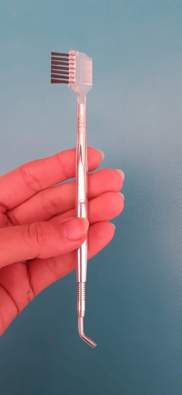 K-Pro Wimperntrenner Augenbrauenkamm Edelstahl