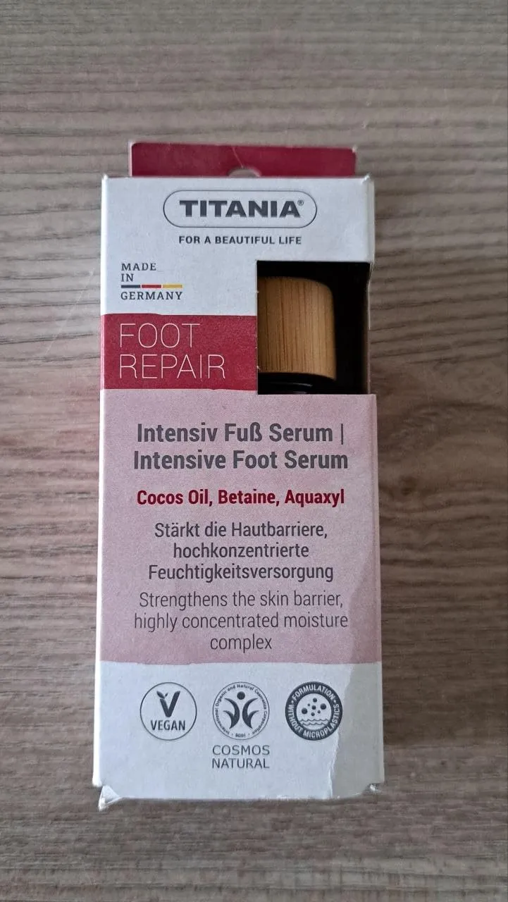 Titania Intensiv Fußserum 30 ml Kokosöl vegan