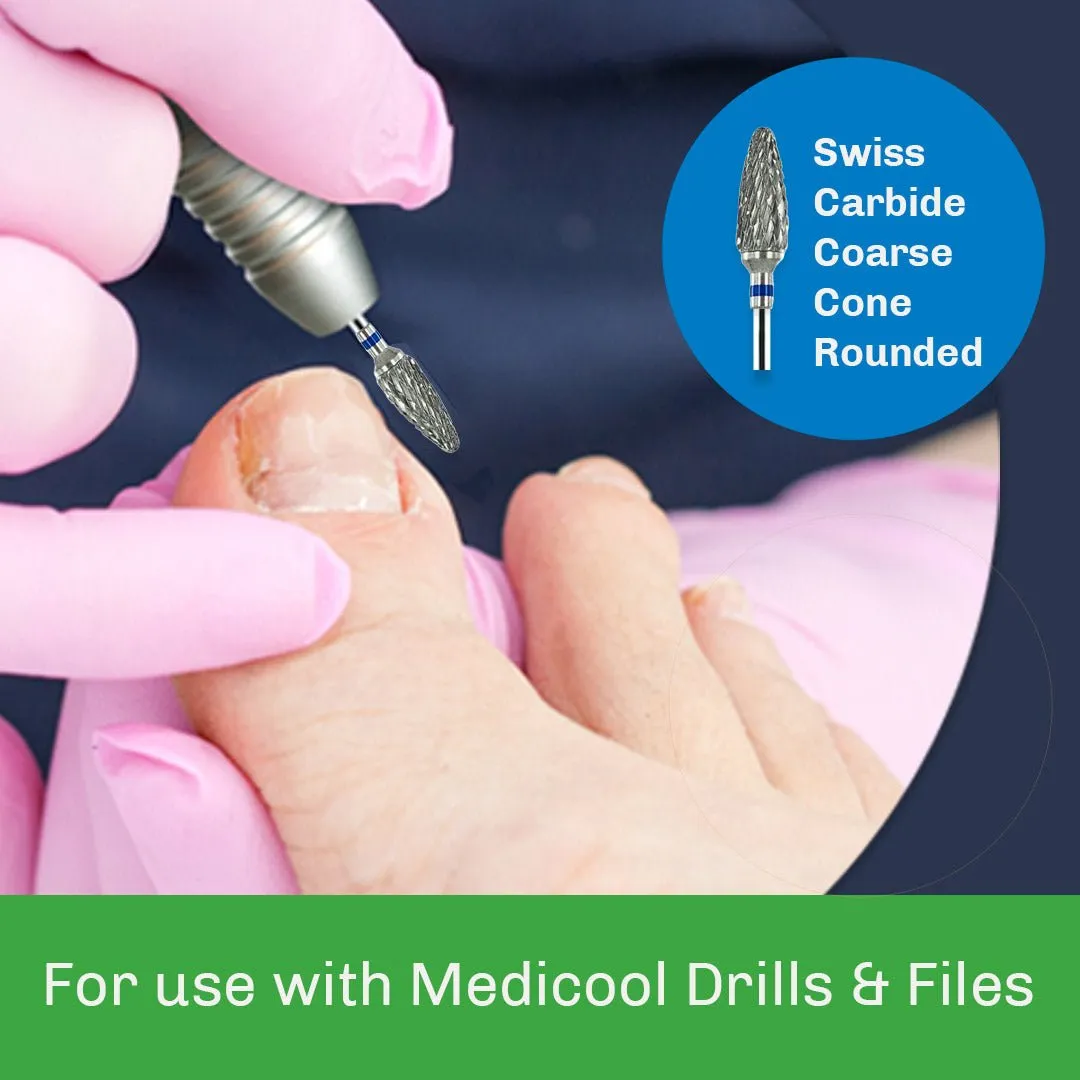 Medicool PSC9C-P Swiss Carbide Kegel Fräser grob 1 Stk