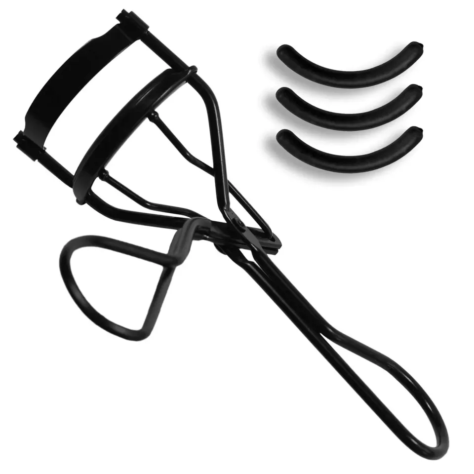 K-Pro Wimpernzange Edelstahl Lash Curler mit 3 Pads