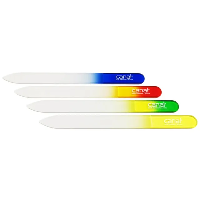 Canal Instrumente Hartglasfeile Nagelfeile bunt 14 cm sterilisierbar