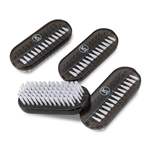 K-Pro Hand- Nagelbürste doppelseitig 4er Set Kunststoff
