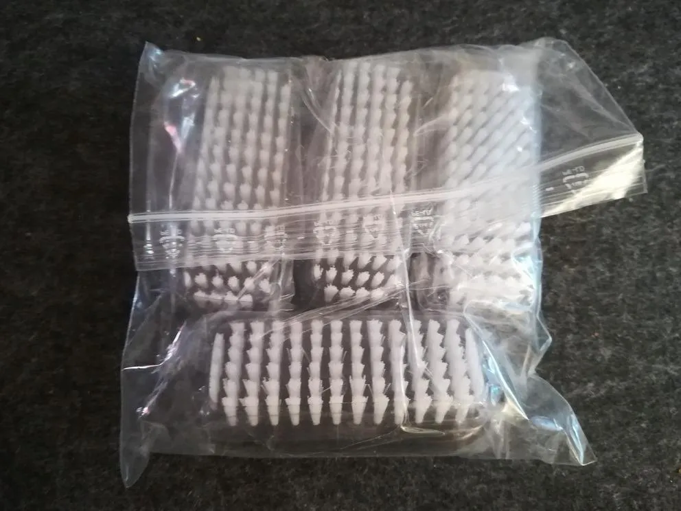 K-Pro Hand- Nagelbürste doppelseitig 4er Set Kunststoff