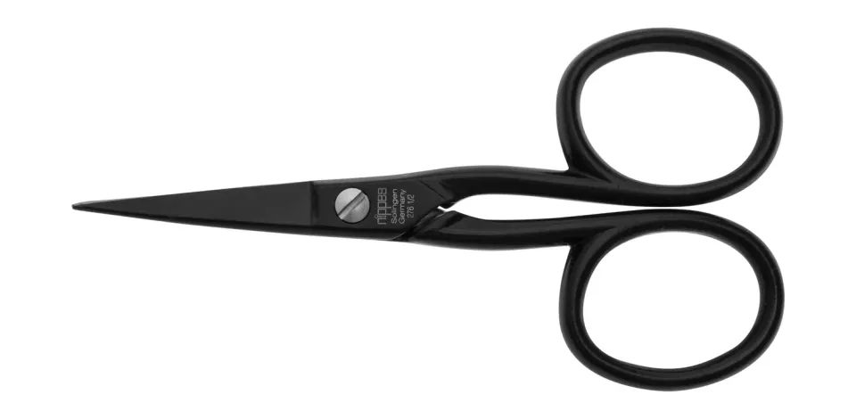 Nippes Solingen Classic Weberschere 11 cm schwarz gebogen