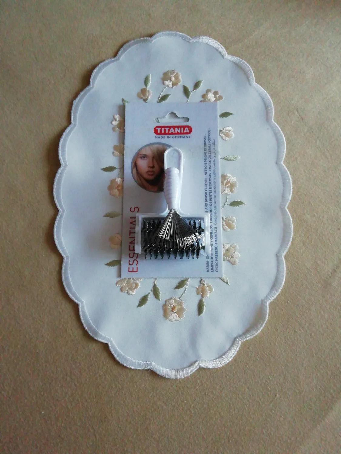 Titania Kamm- und Bürstenreiniger Set 2-teilig Kunststoff