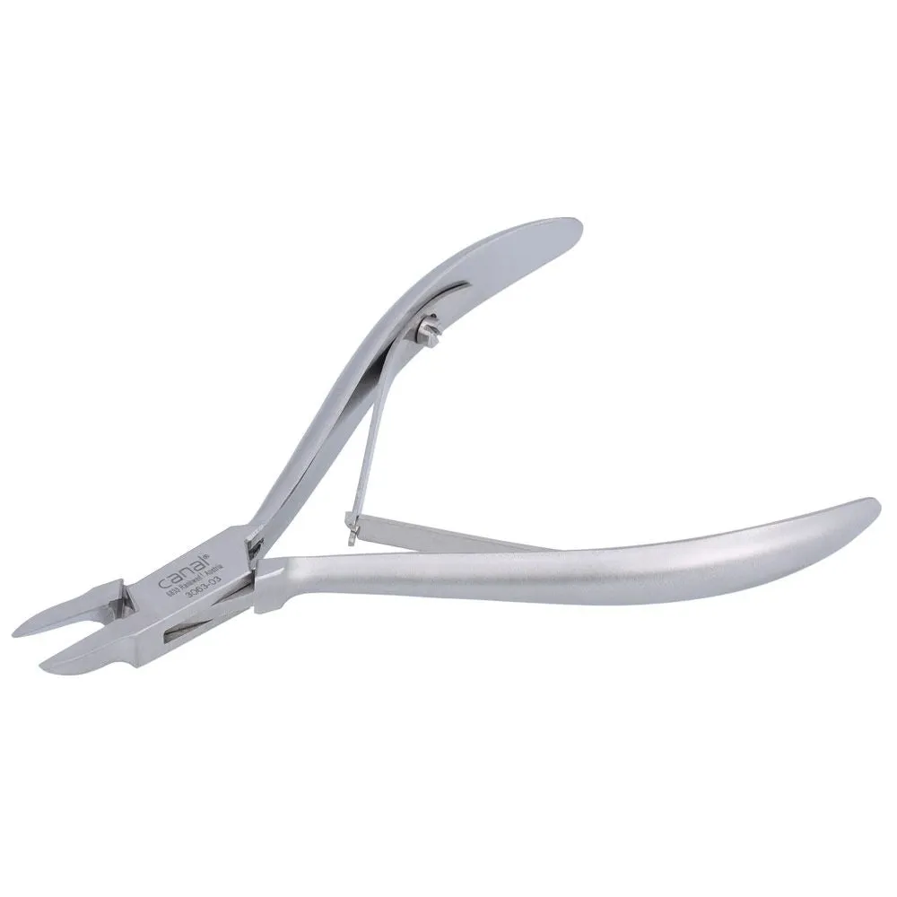Canal Eckenzange Edelstahl flache Spitze 13 cm