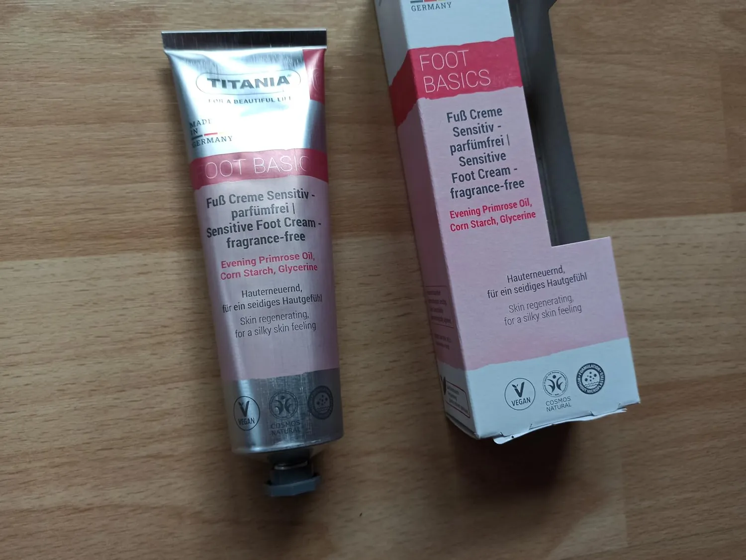 Titania Sensitiv Fußcreme 100 ml parfümfrei vegan