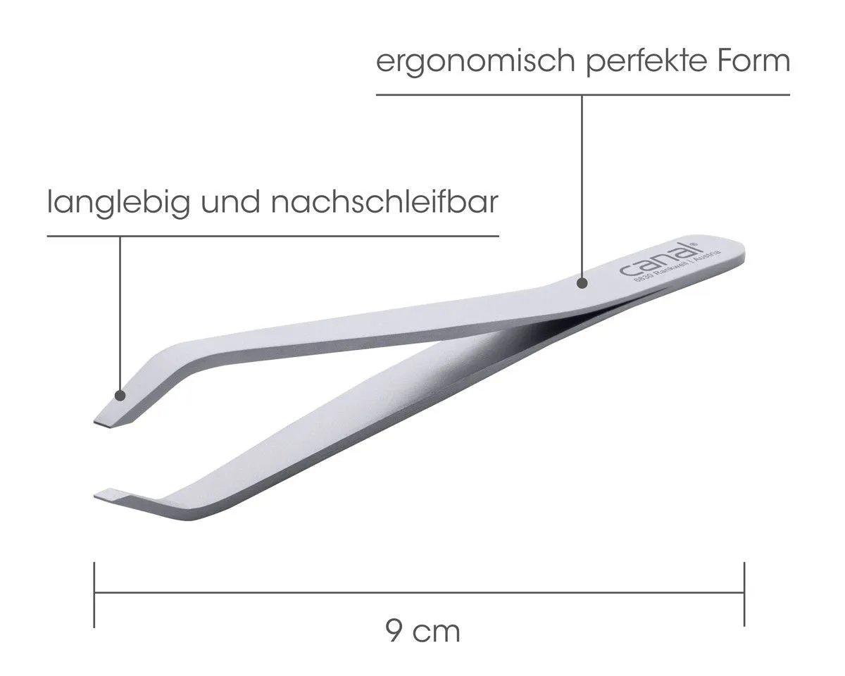Canal Instrumente 2078-02 Haarpinzette Klauenform rostfrei