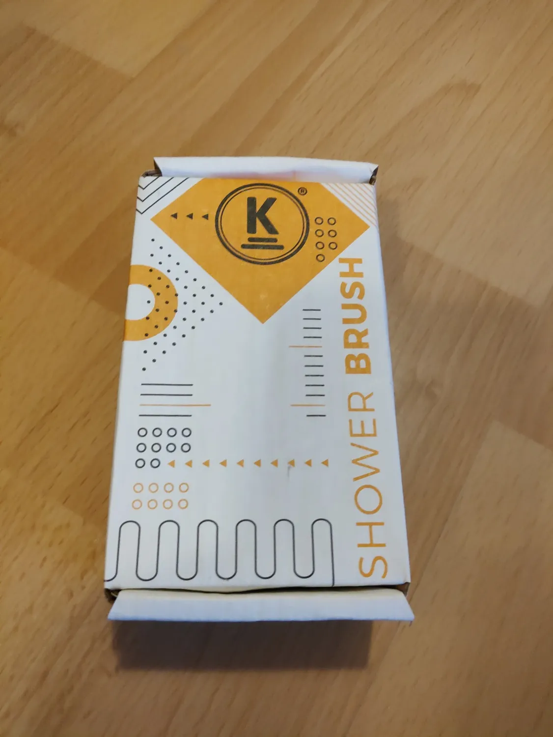 K-Pro Trockenbürste Körperbürste Naturborsten Kirschholz