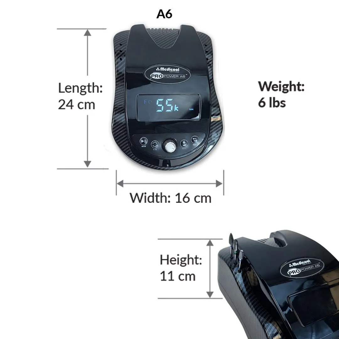 Medicool Pro Power A6 Mikromotor Poliergerät 55000 U/min