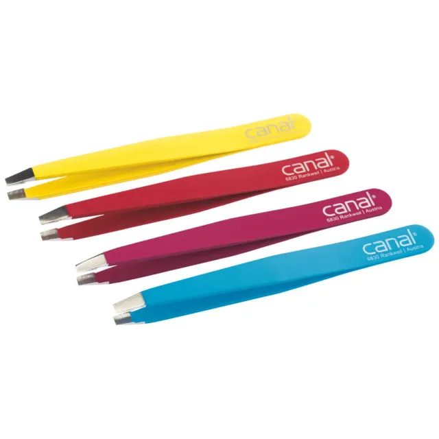 Canal Instrumente 2014-BUNT Haarpinzette gerade 13er-Set bunt