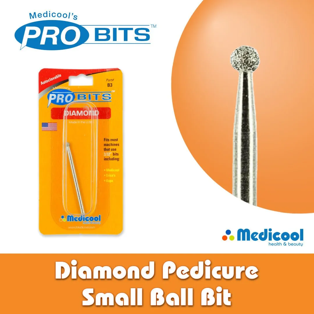 Medicool Pro Bits B3 Diamant Fräsaufsatz Single für Pediküre