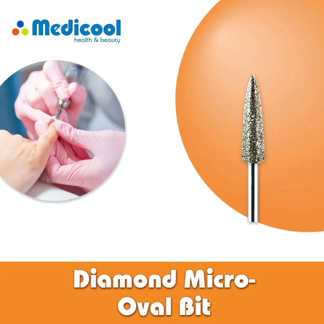 Medicool Pro Bits LB3 Diamant Nagelfräser Single mikro-oval