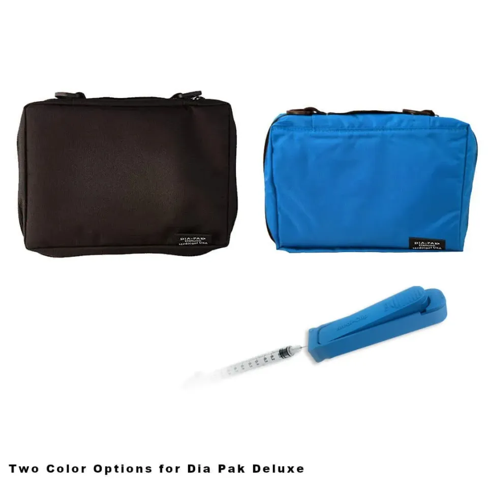 Medicool Dia-Pak Deluxe Organizer Set schwarz mit MediClip