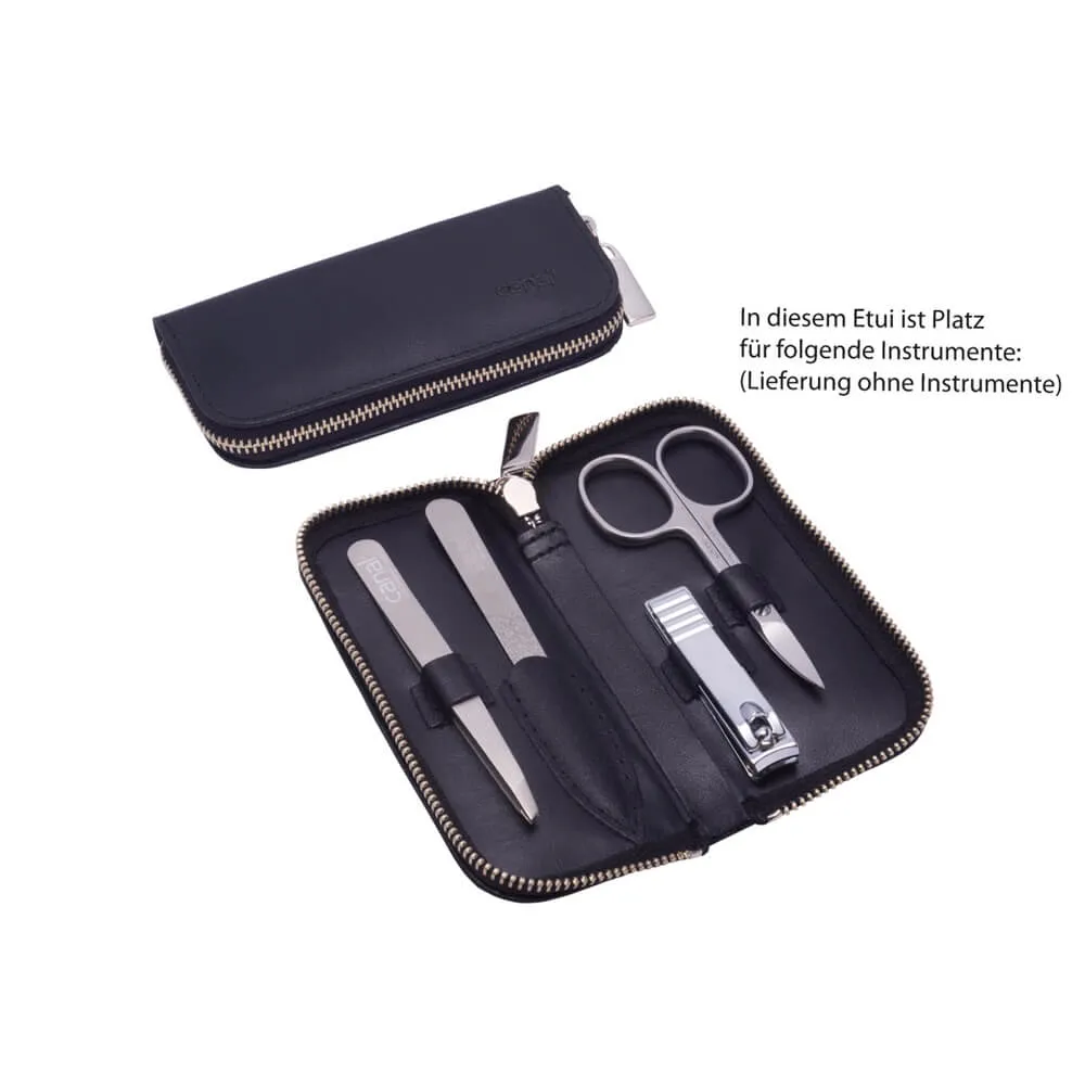 Canal Instrumente 5381 Maniküre-Etui Leder leer Schwarz