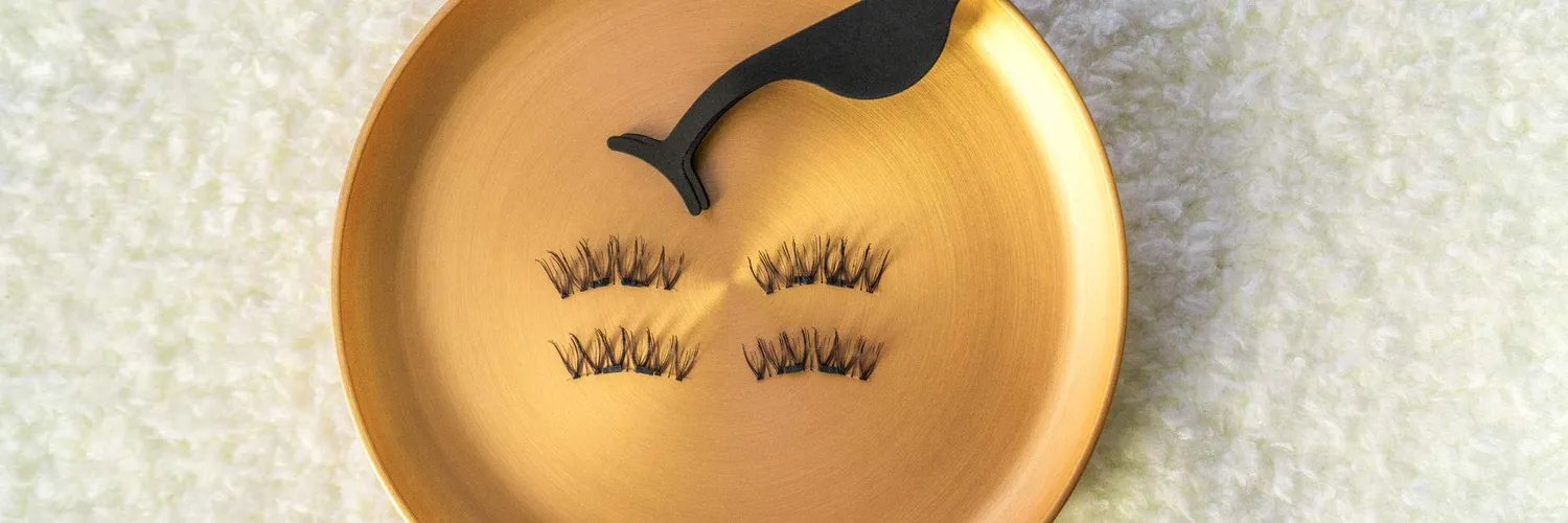 K-Pro Wimpern-Applikator Pinzette Edelstahl für Fake Lashes