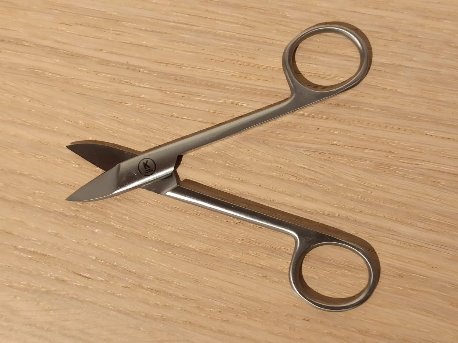 K-Pro Fußnagelschere gebogen Schere 11 cm Chirurgenstahl scharf