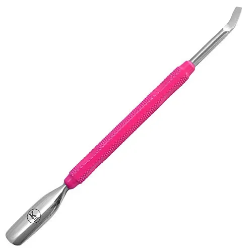 K-Pro Nagelhautschieber Edelstahl Pink 2-in-1