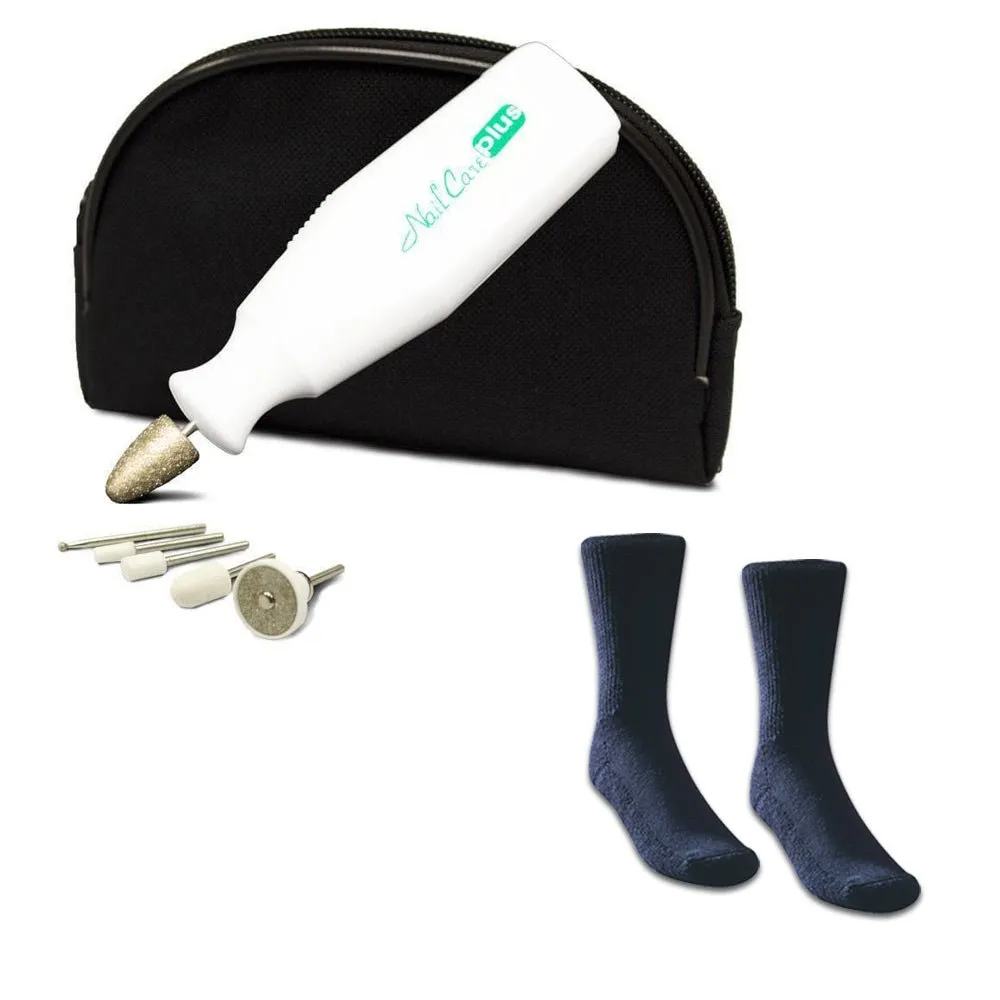 Medicool NailCare Plus Pediküre-Set mit DiaSox Socken Bundle