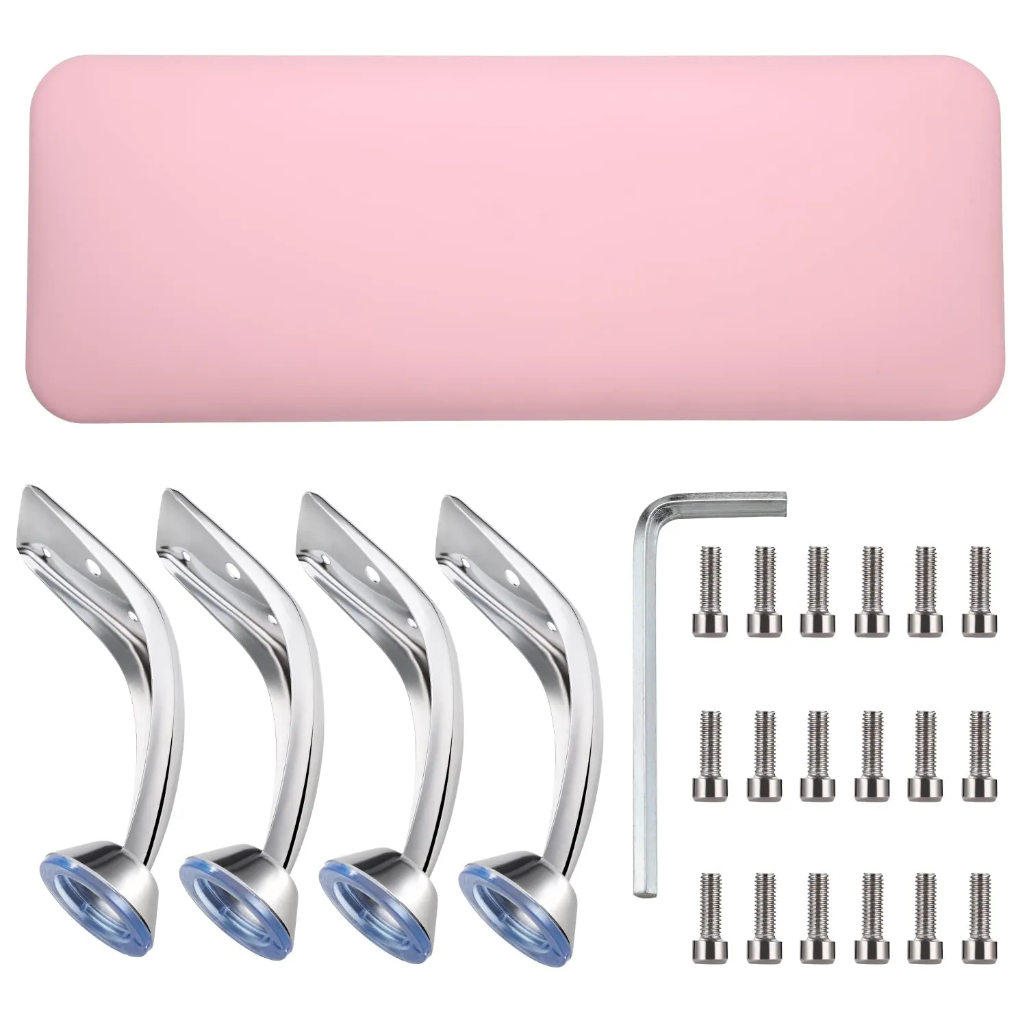 Noverlife Nagel-Armauflage Handkissen pink Mikrofaser 50cm