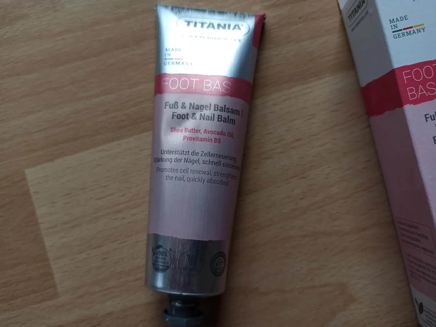 Titania Fuß- & Nagel Balsam 100 ml Sheabutter Biotin vegan