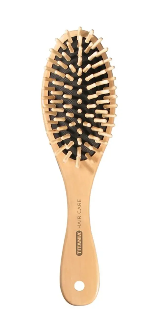 Titania Pneumaticbürste Holz 7-reihig 22 cm Holzborsten