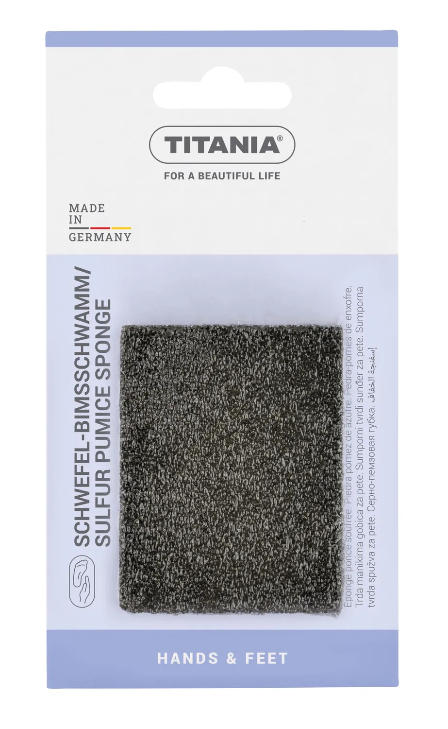 Titania Schwefel-Bims extra hart Bimsstein schwarz 14 g