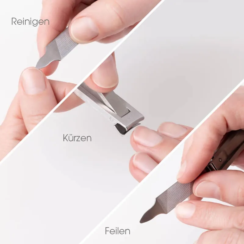 Canal Instrumente Nagelknipser 3-in-1 rostfrei 6 cm