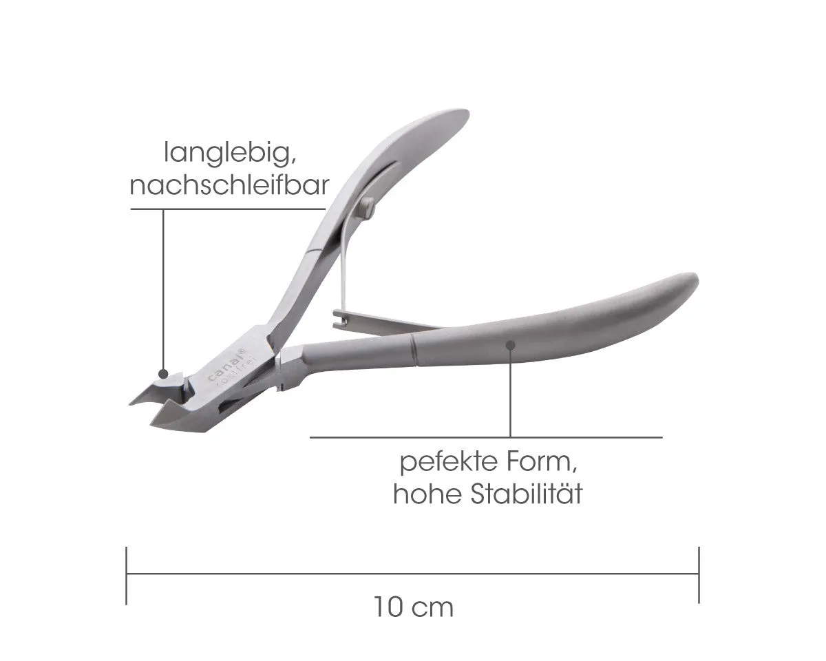 Canal Instrumente Hautzange 10 cm 3 mm rostfrei