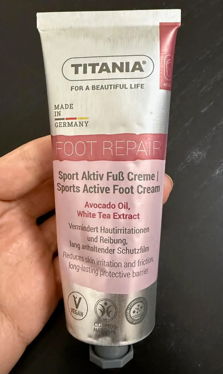 Titania Sport Aktiv Fußcreme 75 ml 2er Pack vegan