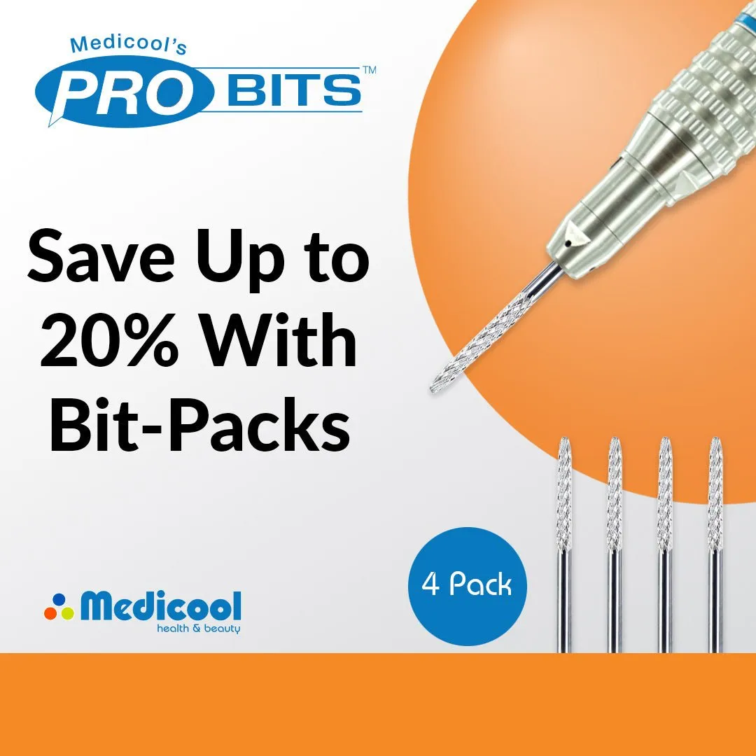 Medicool Pro Bits 5CC4 Fräserbit Unternagel Fein 3/32