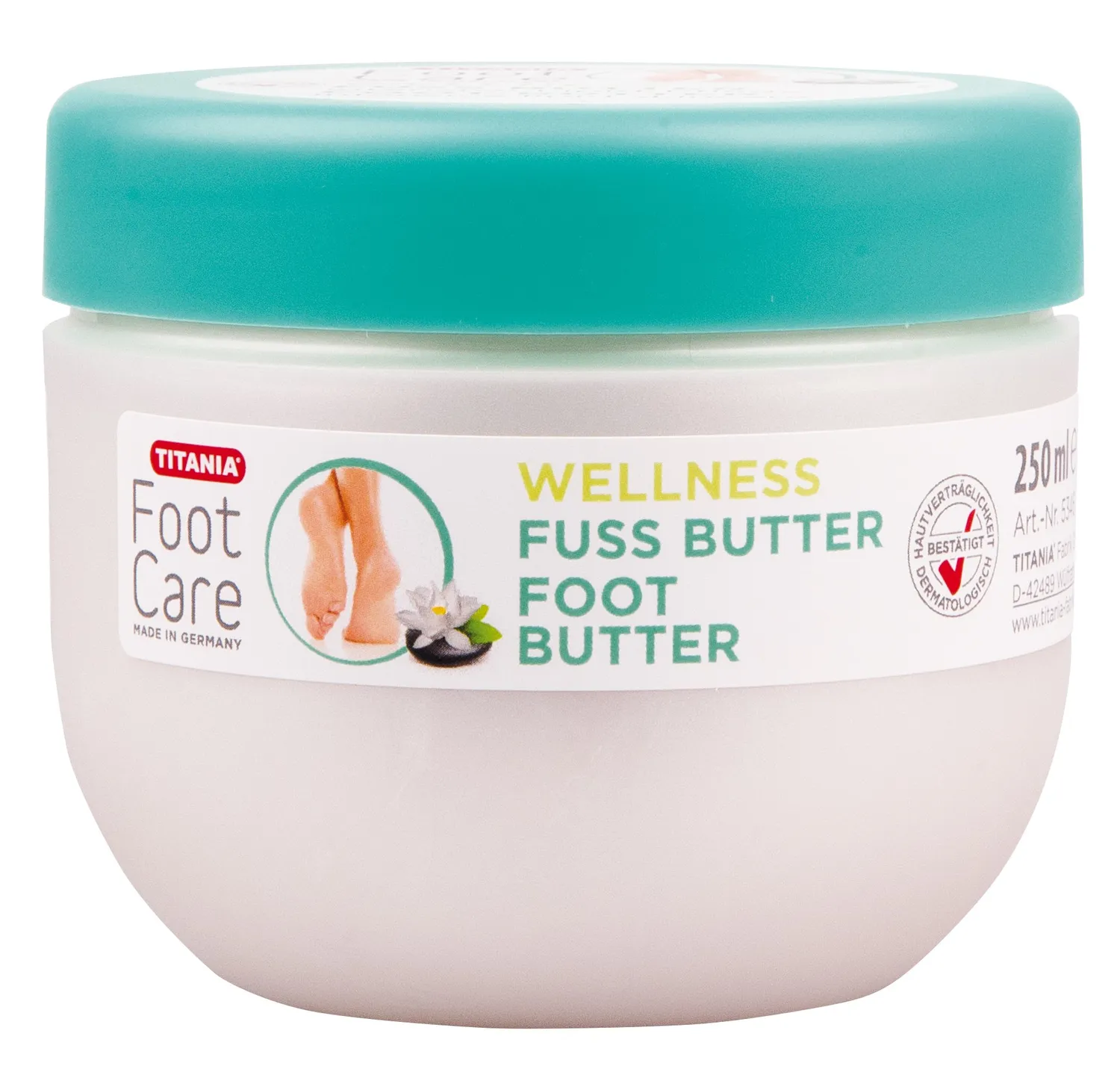 Titania Fußbutter Fußcreme 100 ml Sheabutter