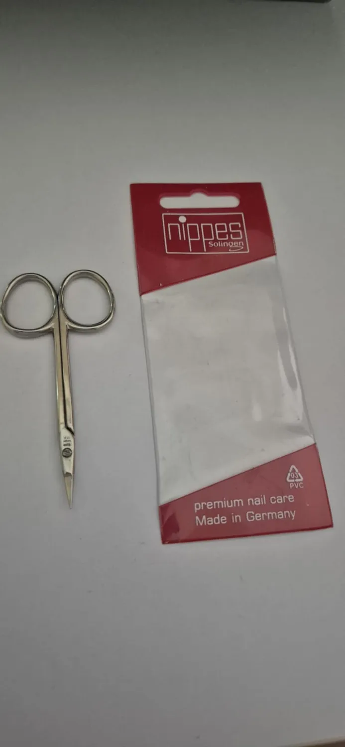 Nippes Solingen Hautschere Extra Fein 85 mm gebogen