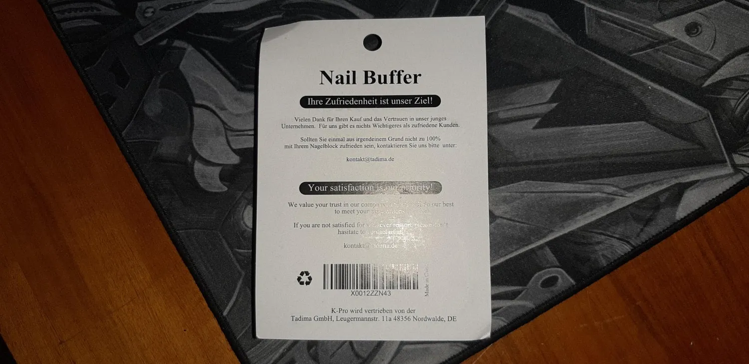 K-Pro Nail Buffer Polierblock 5 Stück 4-seitig