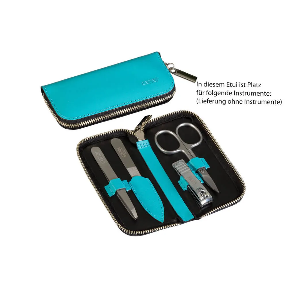 Canal Instrumente 5381 Maniküre-Etui Leder leer Schwarz