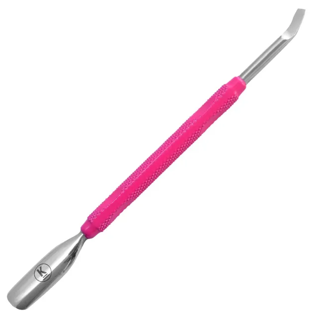K-Pro Nagelhautschieber Edelstahl Pink 2-in-1