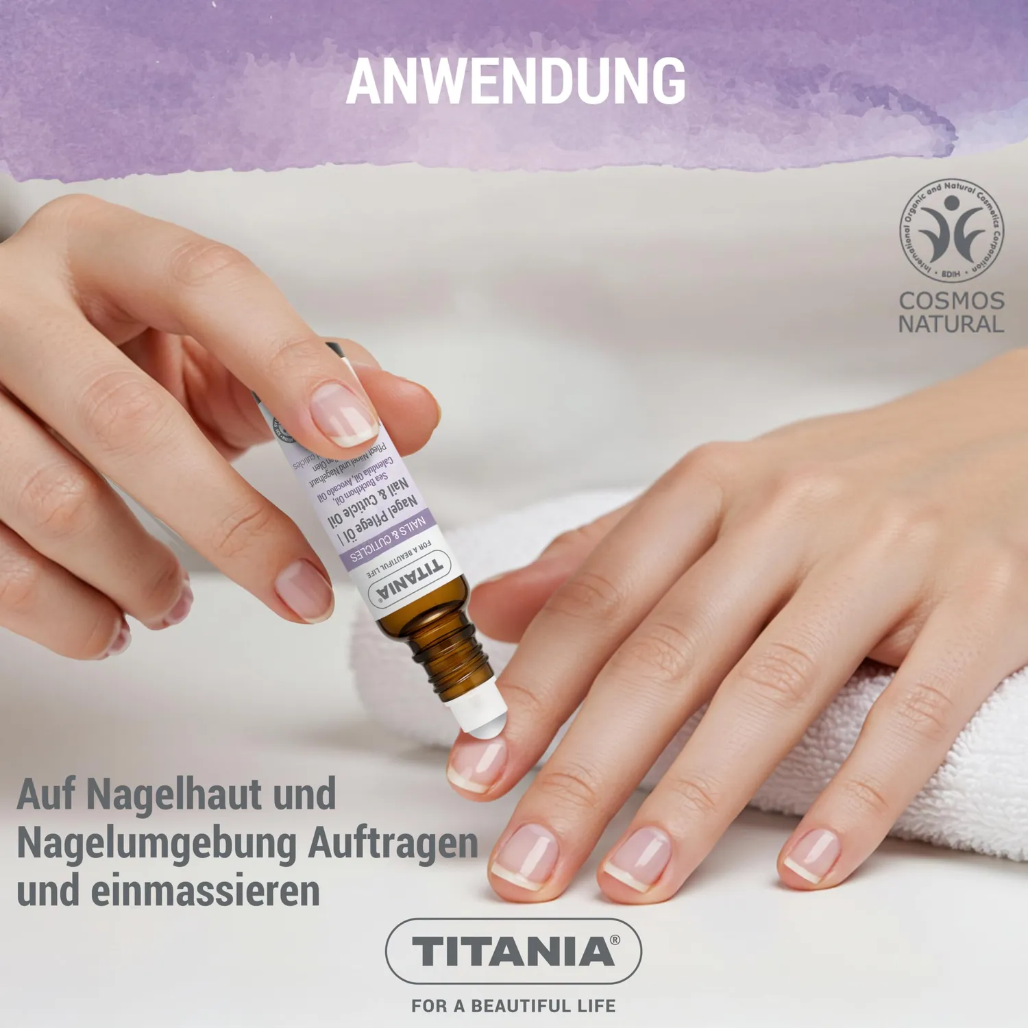 Titania Nagelöl Roller Cuticle Oil 10 ml vegan