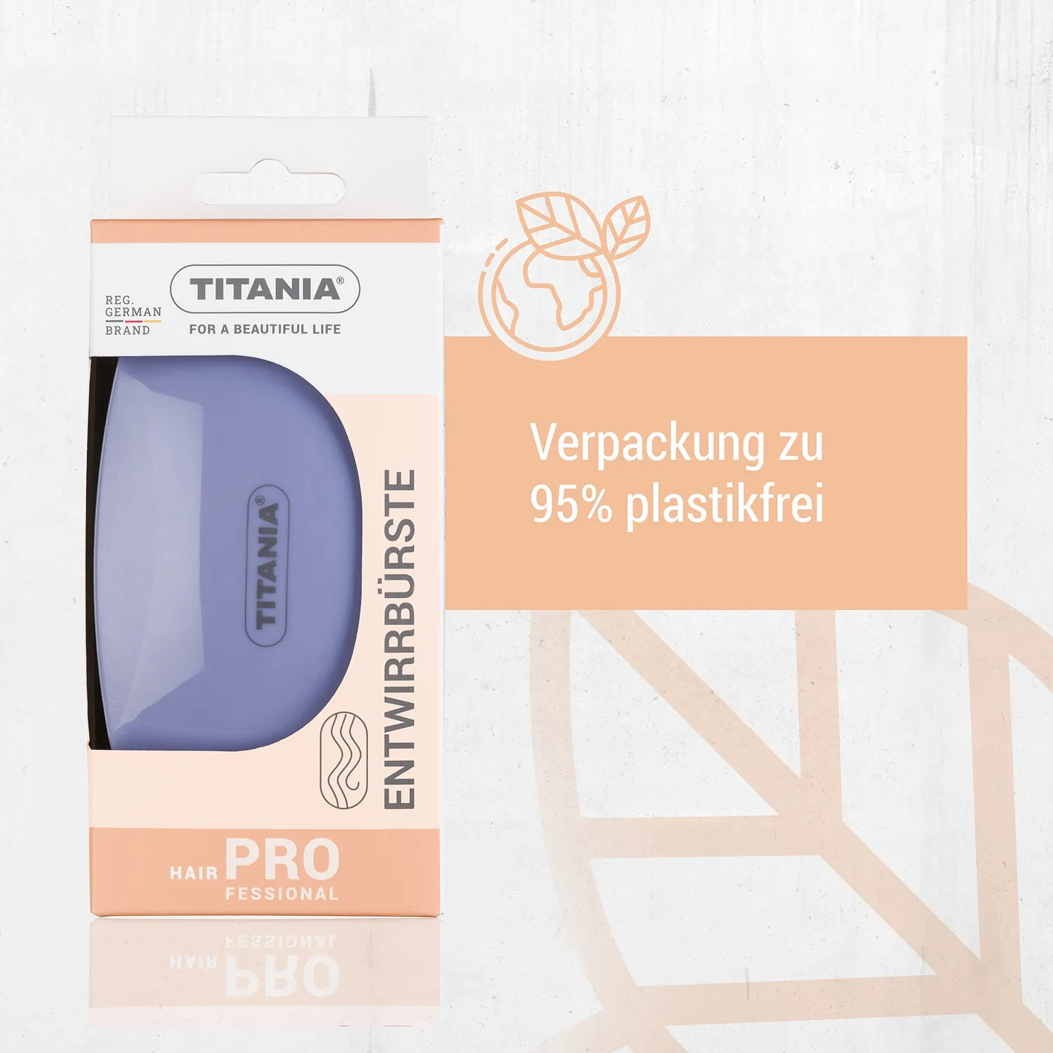 Titania Entwirrbürste Arganöl Keratin ohne Ziepen